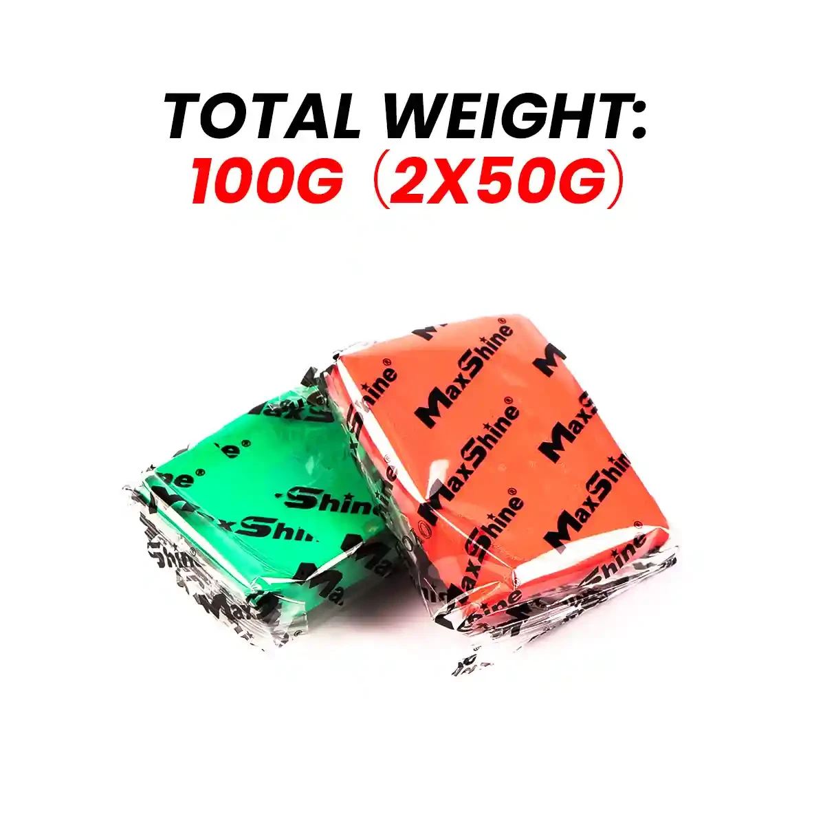 MaxShine Detailing Clay Bar - 100g Heavy (2x50gram)
